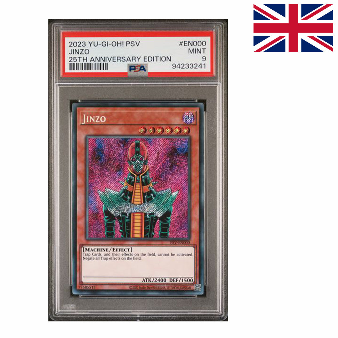 Jinzo Secret Rare 25 Anniversary - Yu-Gi-Oh! - MINT PSA 9 - 🇬🇧 Englisch CoolUp Cards
